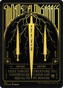 Swords to Plowshares (Foil Etched) (Gold) (SLD-364) - Secret Lair Drop Foil