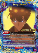 Sung Jinwoo (020) (R*) (UE17BT/SLG-1-020) - UE17BT SOLO LEVELING Release Event Cards Foil