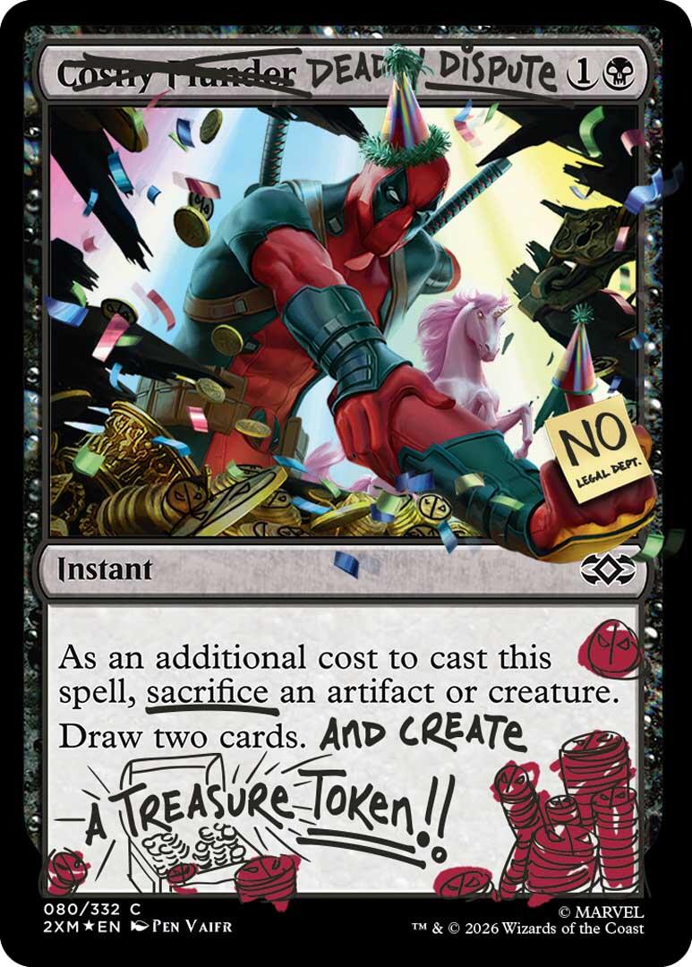 Deadly Dispute (080) (Pool Party Foil) [Secret Lair Drop Series]