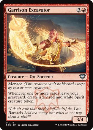 Garrison Excavator [Secrets of Strixhaven]