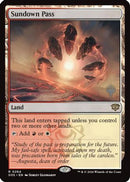 Sundown Pass (PPSOS-264) - Promo Pack: Secrets of Strixhaven Foil