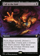 Call to the Void (Extended Art) [Commander Legends: Battle for Baldur's Gate]