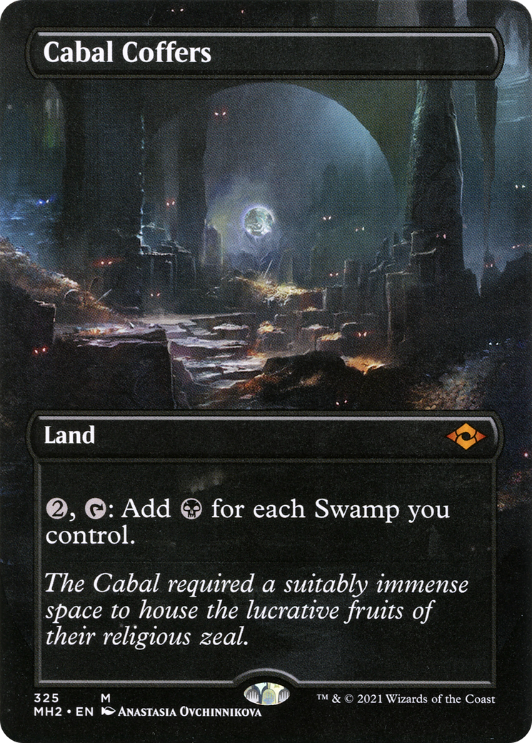Cabal Coffers (Borderless Alternate Art) [Modern Horizons 2]