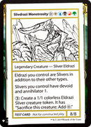 Slivdrazi Monstrosity [Mystery Booster Playtest Cards]