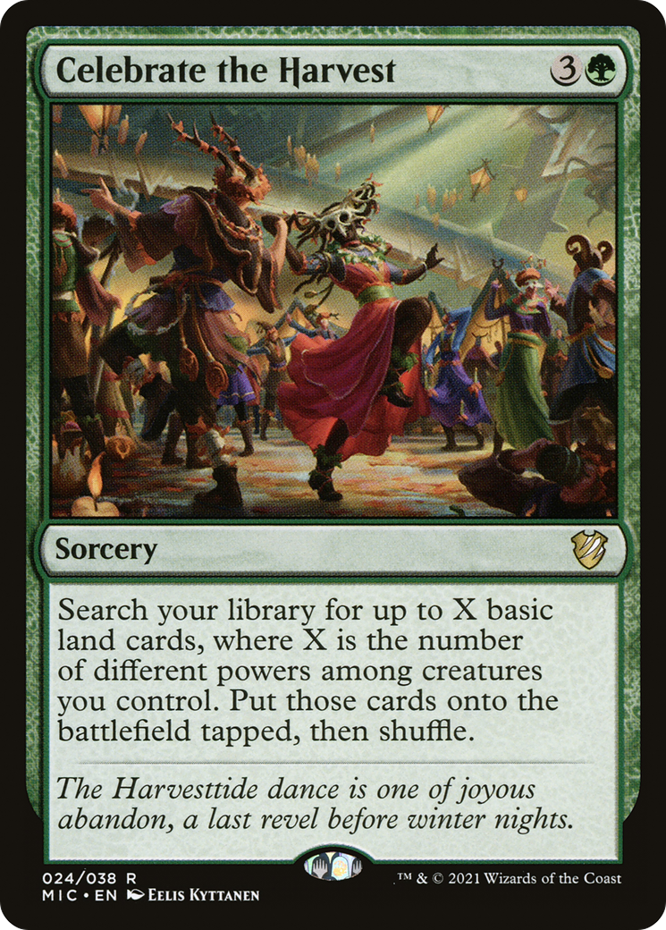 Celebrate the Harvest [Innistrad: Midnight Hunt Commander]