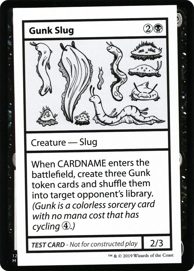 Gunk Slug (2021 Edition) [Mystery Booster Playtest Cards]