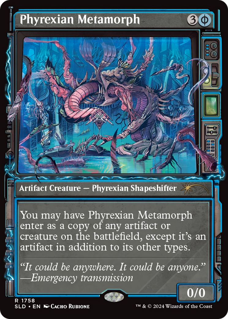 Phyrexian Metamorph (SLD-1758) - Secret Lair Drop: (Showcase) Foil
