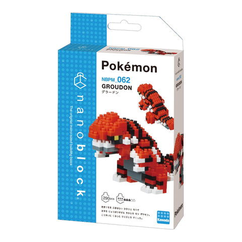 Nanoblock Pokemon: Groudon