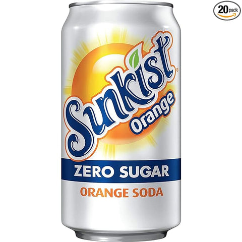 12oz Can: Sunkist Orange (Zero)