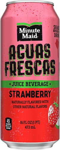 16oz Can: Minute Maid Strawberry