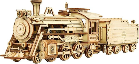 3D Wooden Puzzle: Scale Model Vehicle: Prime Steam Express