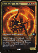 Rakdos Firewheeler (Open House) (Extended Art) [Ravnica Allegiance Promos]