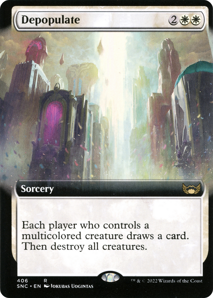 Depopulate (Extended Art) [Streets of New Capenna]
