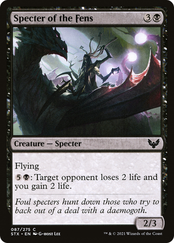 Specter of the Fens [Strixhaven: School of Mages]