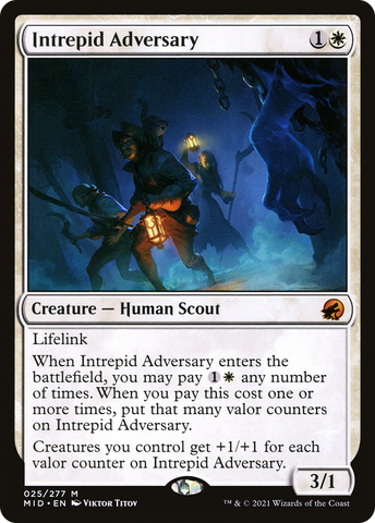 Intrepid Adversary [Innistrad: Midnight Hunt]