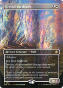 Crystal Barricade (Borderless) (Mana Foil) [Foundations]