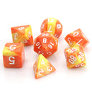 Die Hard Dice 7 Die RPG Dice Set: Fireball