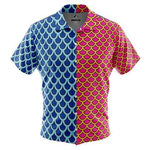 Hawaiian Shirt: Anime: One Piece: Kaido's Pattern: XL