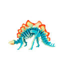 3D Wooden Puzzle Paint Kit: Stegosaurus
