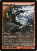 Staggershock (Game Day) (Extended Art) [Rise of the Eldrazi Promos]