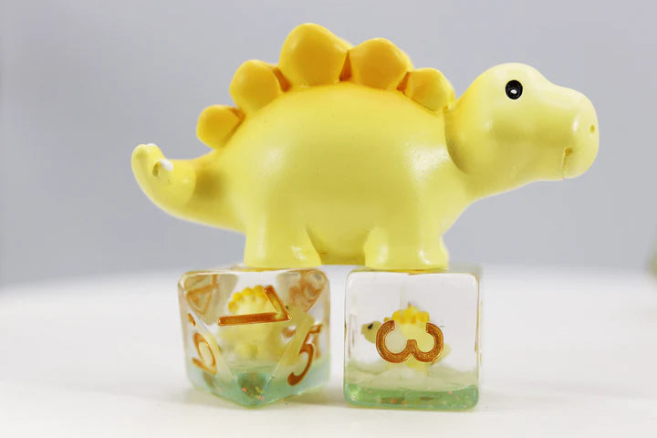 Foam Brain Games RPG Dice Set: Stegosaurus