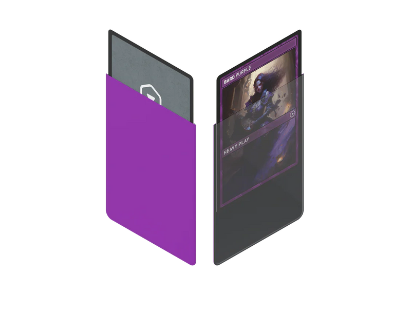 Heavy Play: CURV Sleeves: Bard Purple (100)