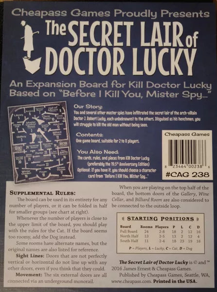 Kill Doctor Lucky: The Secret Lair of Doctor Lucky Expansion