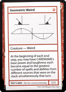 Geometric Weird (2021 Edition) [Mystery Booster Playtest Cards]