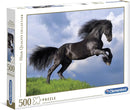 Clementoni Puzzle: 500 Piece : Fresian Black Horse