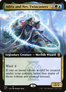 Adrix and Nev, Twincasters (Extended Art) [Commander 2021]