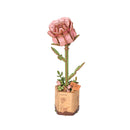 Hands Craft 3D Wooden Puzzle: Pink Rose