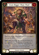 Even Bigger Than That (Red) [FAB058] (Promo)  Rainbow Foil