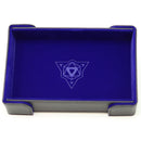 Die Hard Dice: Folding Dice Tray: Magnetic Blue Velvet