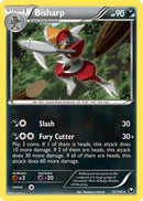 Bisharp (72)  - Reverse Holofoil Dark Explorers - Rare