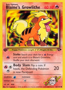 Blaine's Growlithe 062  - 1st Edition Gym Challenge - Common