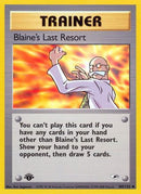 Blaine's Last Resort 105  - 1st Edition Gym Heroes - Uncommon