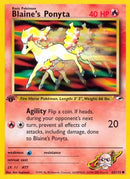 Blaine's Ponyta 063  - 1st Edition Gym Heroes - Common