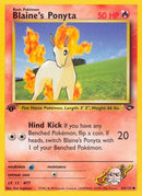 Blaine's Ponyta 064  - 1st Edition Gym Challenge - Common
