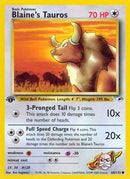 Blaine's Tauros 064  - 1st Edition Gym Heroes - Common