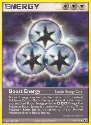 Boost Energy  - Reverse Holofoil Deoxys - Uncommon