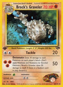 Brock's Graveler 034  - 1st Edition Gym Challenge - Uncommon
