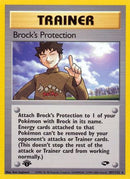 Brock's Protection 101  - 1st Edition Gym Challenge - Rare