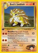 Brock's Sandslash 023  - 1st Edition Gym Heroes - Rare