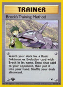 Brock's Training Method 106  - 1st Edition Gym Heroes - Uncommon