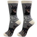 Life is Better Socks: Doberman