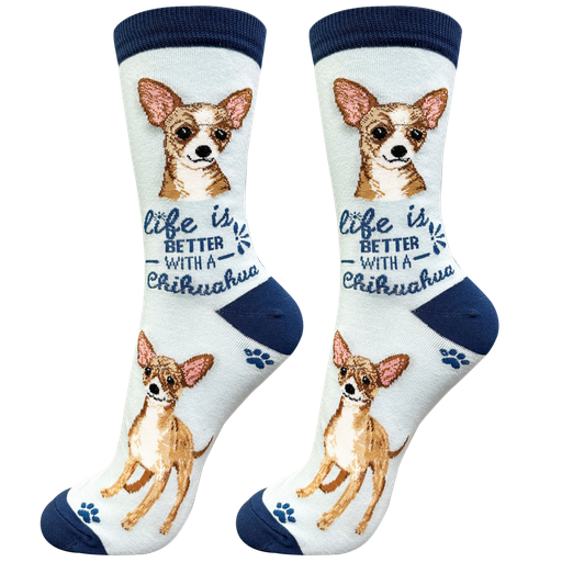 Life is Better Socks: Chihuahua Fawn
