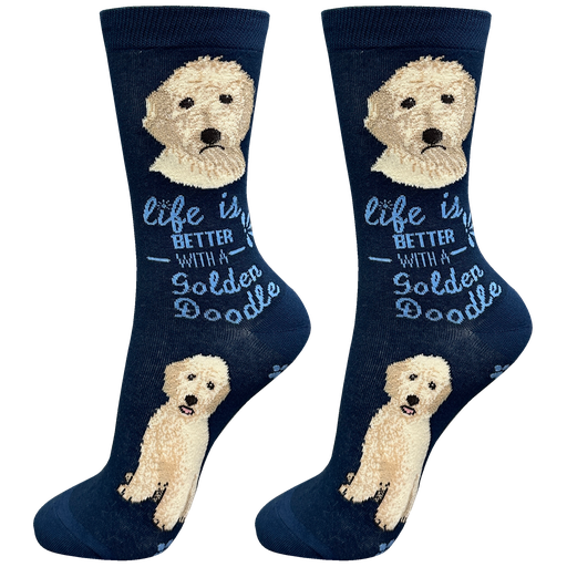 Life is Better Socks: Goldendoodle