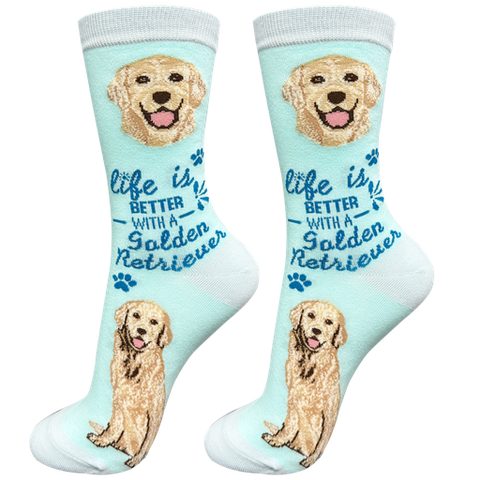 Life is Better Socks: Golden Retriever