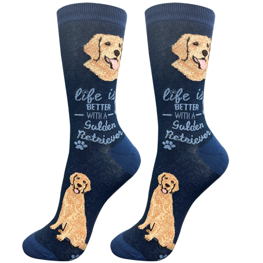 Life is Better Socks: Golden Retriever