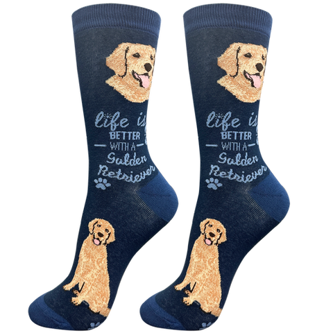 Life is Better Socks: Golden Retriever